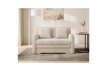 Soffa Eltap Ario 130x85x103 cm - Jarell 18, Ljusbeige - Möbler - Soffa - Bäddsoffa