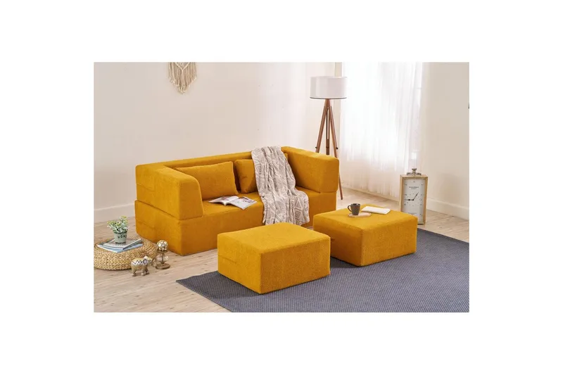 Solin Bäddsoffa 2-sits - Orange - Möbler - Soffa - Bäddsoffa
