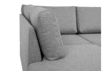 Taberk Bäddsoffa med Divan och Schäslong 5-sits i Chenille - Blå - Möbler - Soffa - Bäddsoffa
