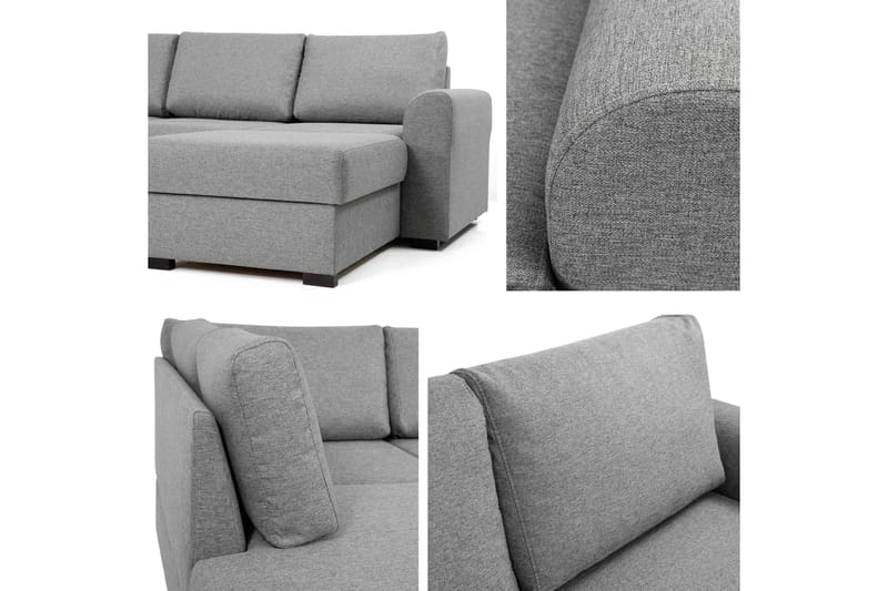 Taberk Bäddsoffa med Divan och Schäslong 5-sits - Marinblå - Möbler - Soffa - Bäddsoffa