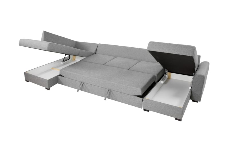 Taberk Bäddsoffa med Divan och Schäslong 5-sits - Marinblå - Möbler - Soffa - Bäddsoffa