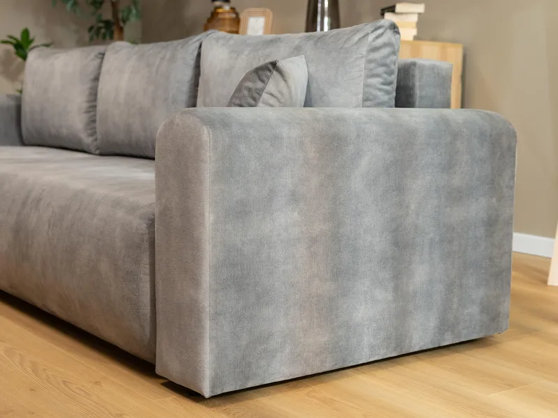 Tacon 3-sits Bäddsoffa med divan - grå - Möbler - Soffa - Bäddsoffa