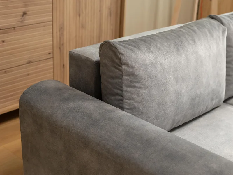 Tacon 3-sits Bäddsoffa med divan - grå - Möbler - Soffa - Bäddsoffa
