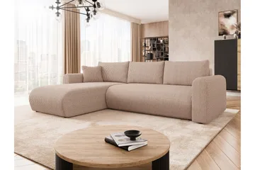 Tacon Bäddsoffa m. Divan 3-sits - Rosa - Möbler - Soffa - Bäddsoffa