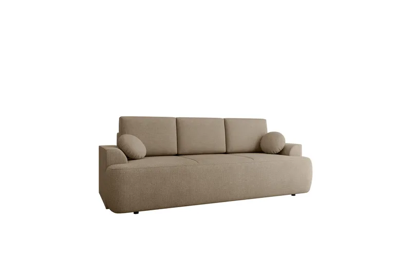 Terros Bäddsoffa 3-sits, Brun
