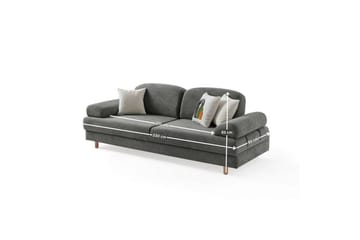 Torrelis Bäddsoffa 3-sits - Antracit - Möbler - Soffa - Bäddsoffa