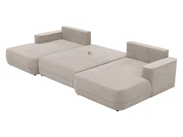 Uppland Bäddsoffa Dubbeldivan 5-sits - Ljusgrå - Möbler - Soffa - Bäddsoffa