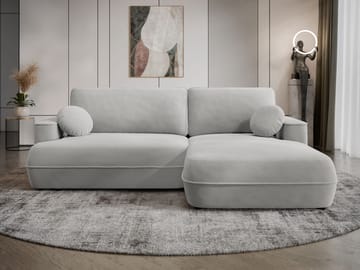 Uppland Bäddsoffa med Divan 3-sits - Ljusgrå - Möbler - Soffa - Bäddsoffa