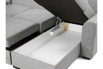 Wilma 6-sits Bäddsoffa - Grå - Möbler - Soffa - Bäddsoffa