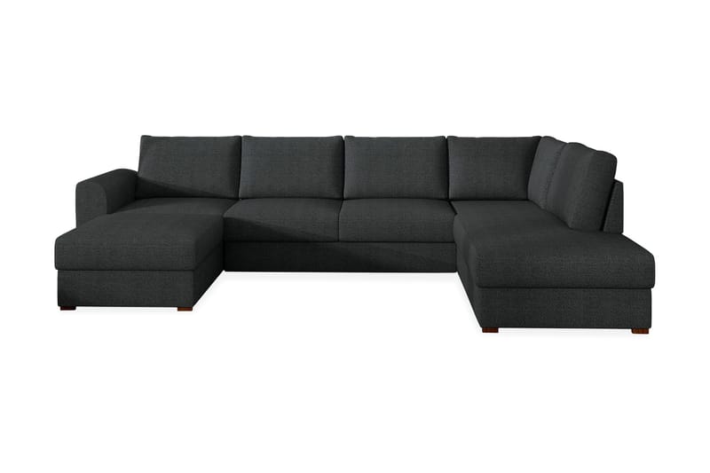 Wilma 6-sits Bäddsoffa med Schäslong i Tyg, Grå
