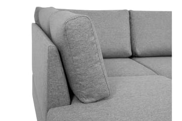 Wilma 6-sits Bäddsoffa med Schäslong i Tyg - Grå - Möbler - Soffa - Bäddsoffa