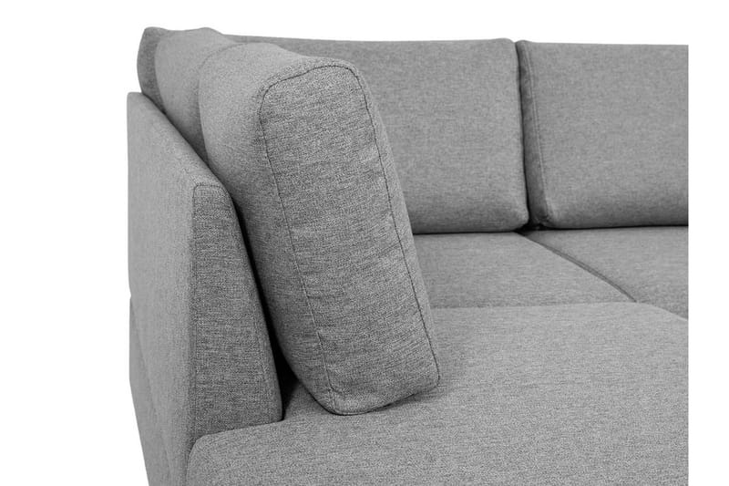 Wilma 6-sits Bäddsoffa med Schäslong i Tyg - Grå - Möbler - Soffa - Bäddsoffa