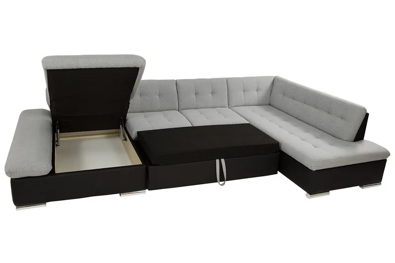 Zumar 4-sits Bäddsoffa Höger - Rosa - Möbler - Soffa - Bäddsoffa