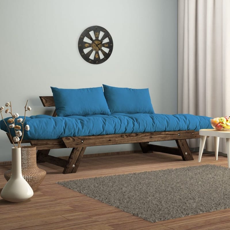 Zylar 2-sits Bäddsoffa - Blå - Möbler - Soffa - Bäddsoffa - Bäddsoffa 2 sits