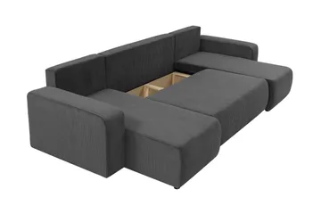 Barile Soffa Dubbeldivan 4-sits - Ljusgrå - Möbler - Soffa - U-soffa