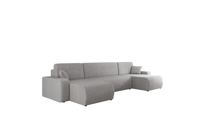 Barile Soffa Dubbeldivan 4-sits, Ljusgrå