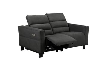 Carpari 2-sits Reclinersoffa 162 cm med Justerbara Nackstöd i Tyg - Grå - Möbler - Soffa - Biosoffa & reclinersoffa - 2 sits biosoffa & reclinersoffa