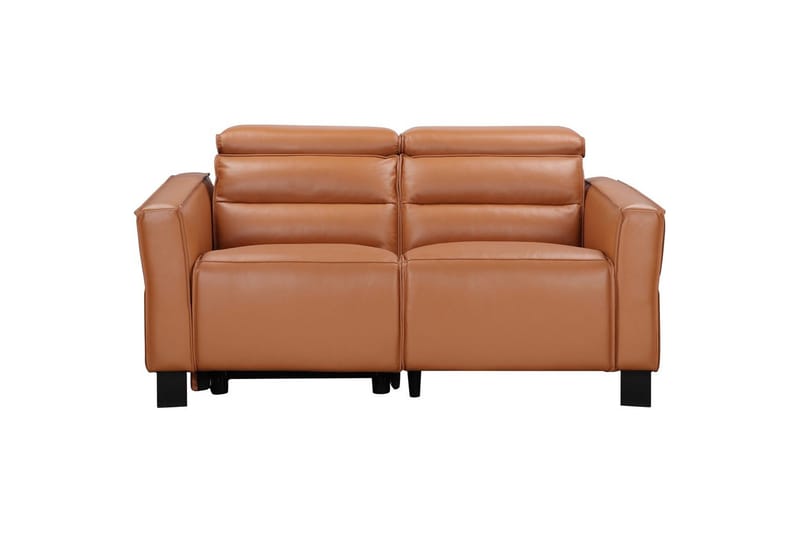 Carpari Djup 2-sits Biosoffa med Recliner i Tyg, Brun
