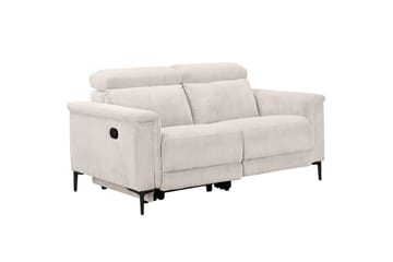 Lund 2-sits Rektangulär Reclinersoffa i Manchester - Ljusbeige - Möbler - Soffa - Biosoffa & reclinersoffa - 2 sits biosoffa & reclinersoffa