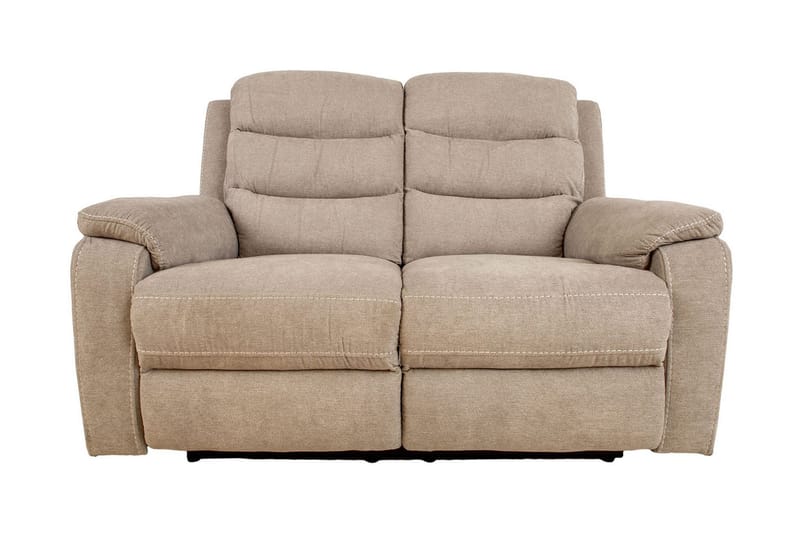 Mimi Reclinersoffa 2-sits 153x93x102 cm Ljusgrå Bok