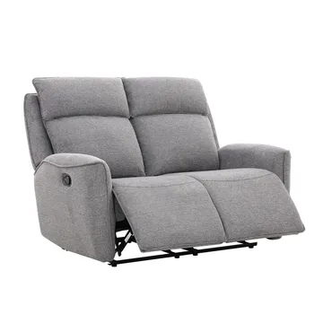 Reclinersoffa Östvik 2-sits med manuell mekanism - grå - Möbler - Soffa - Biosoffa & reclinersoffa - 2 sits biosoffa & reclinersoffa