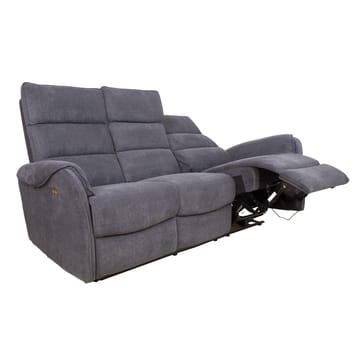 Reclinersoffa Mörvik 3-sits med elektrisk mekanism - blågrå - Möbler - Soffa - Biosoffa & reclinersoffa - 3 sits biosoffa & reclinersoffa