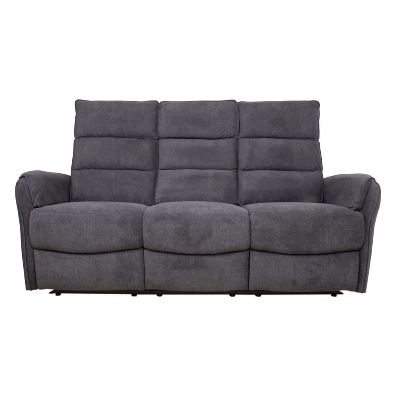 Reclinersoffa Mörvik 3-sits med elektrisk mekanism - blågrå - Möbler - Soffa - Biosoffa & reclinersoffa - 3 sits biosoffa & reclinersoffa
