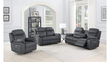 Reclinersoffa Rindal 2 Sits Elektrisk - grå - Möbler - Soffa - Biosoffa & reclinersoffa - 2 sits biosoffa & reclinersoffa