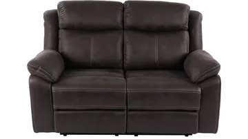 Reclinersoffa Rindal 2 Sits Manuell - brungrå - Möbler - Soffa - Biosoffa & reclinersoffa - 2 sits biosoffa & reclinersoffa