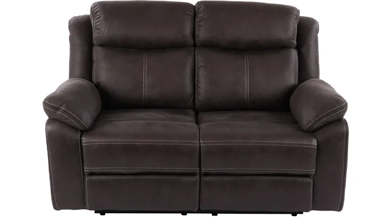 Reclinersoffa Rindal 2 Sits Manuell - brungrå - Möbler - Soffa - Biosoffa & reclinersoffa - 2 sits biosoffa & reclinersoffa