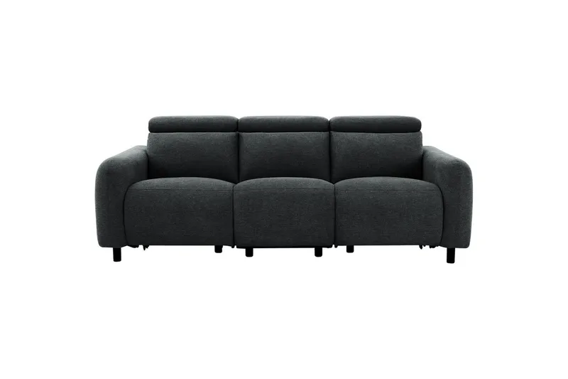 Skaane Reclinersoffa 3-sits, Grå