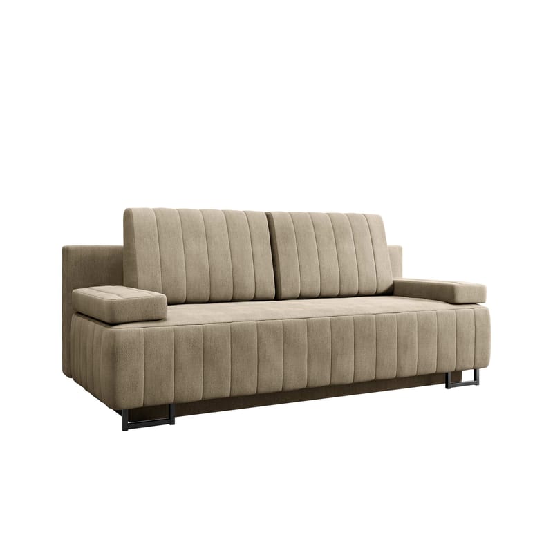 Bonsall 3-sits Bäddsoffa med förvaring, beige