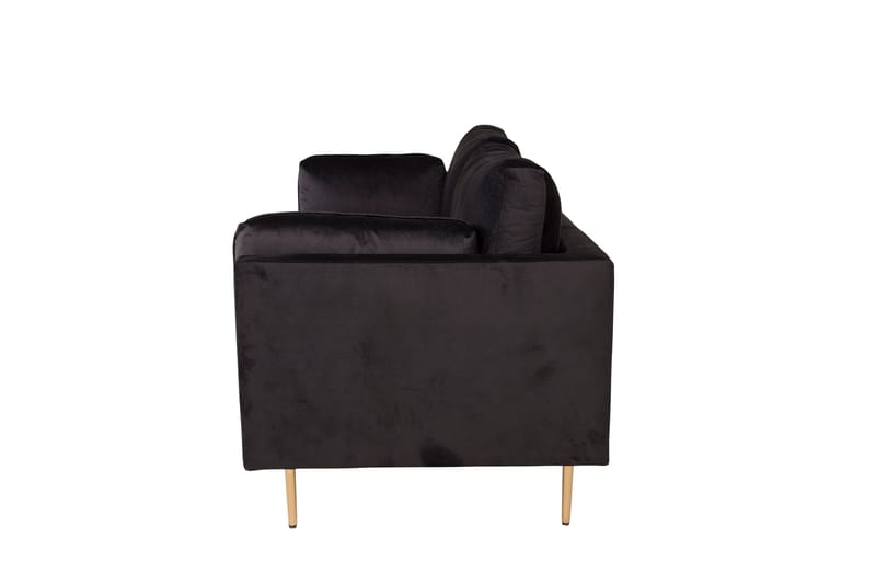 Boom Sammetssoffa 3-sits - Svart - Möbler - Soffa - Sammetssoffa