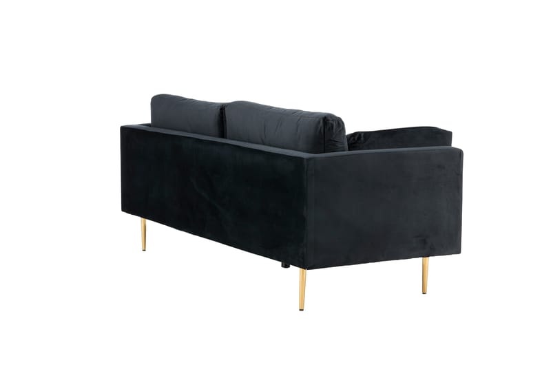Boom Sammetssoffa 3-sits - Svart - Möbler - Soffa - Sammetssoffa