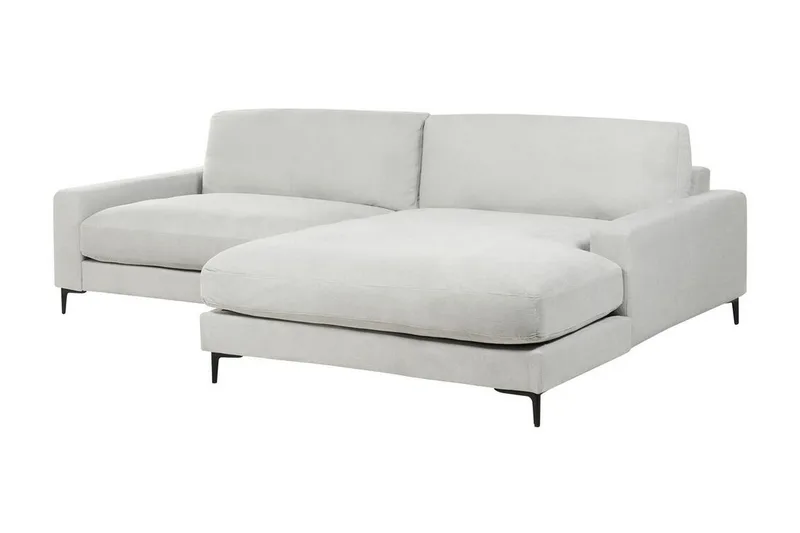 Cathy Hörnsoffa 3-sits - Grå/Svart - Möbler - Soffa - Divansoffor & schäslongsoffa