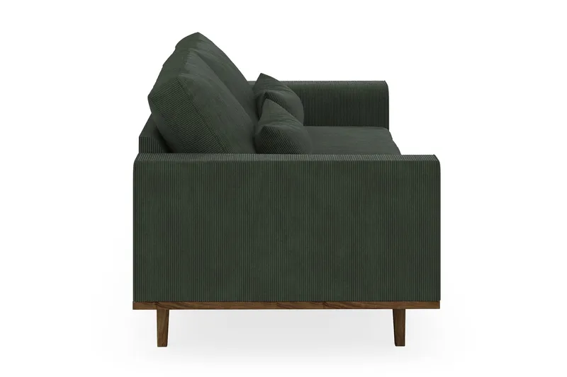 Copenhagen 3-sits Manchestersoffa - Mörkgrön - Möbler - Soffa - 3 sits soffa