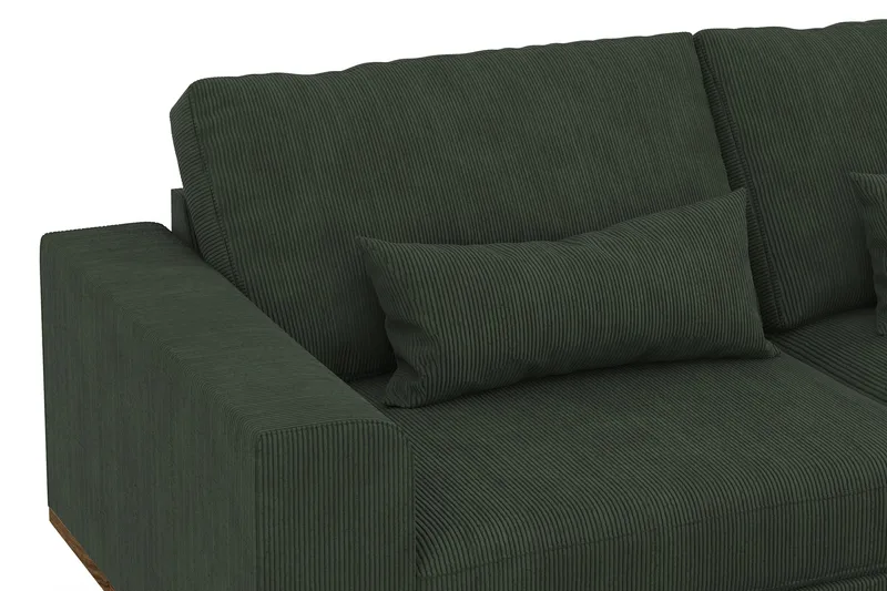 Copenhagen 3-sits Manchestersoffa - Mörkgrön - Möbler - Soffa - 3 sits soffa