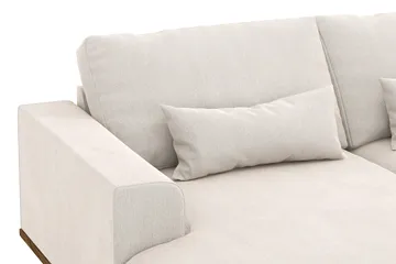 Copenhagen 5-sits Högervänd U-formad Soffa med Divan och Schäslong i Sammet - Krämvit - Möbler - Soffa - U-soffa