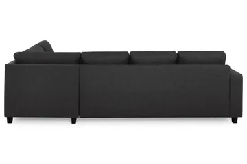 Crazy 4-sits Högervänd U-formad Large Soffa med Divan och Schäslong i Tyg - Antracit - Möbler - Soffa - U-soffa