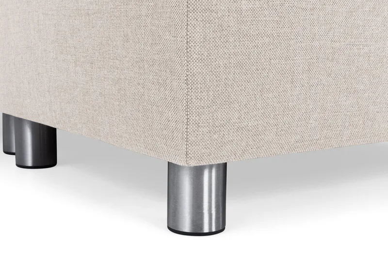 Crazy 4-sits Vänstervänd U-formad Large Soffa med Divan och Schäslong i Tyg - Beige - Möbler - Soffa - U-soffa