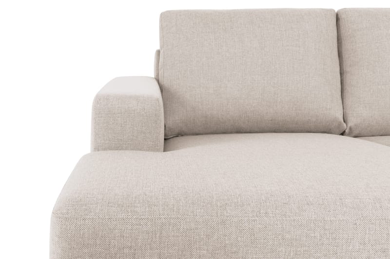 Crazy 5-sits Högervänd U-formad X-Large Soffa med Divan och Schäslong i Tyg - Beige - Möbler - Soffa - U-soffa