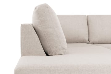 Crazy 5-sits Vänstervänd U-formad X-Large Soffa med Divan och Schäslong i Tyg - Beige - Möbler - Soffa - U-soffa