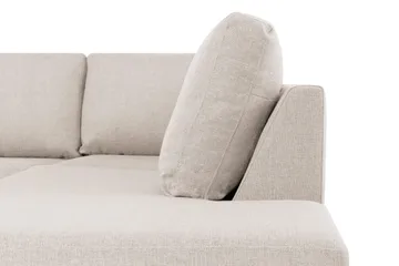 Crazy 6-sits Högervänd U-formad XX-Large Soffa med Divan och Schäslong i Tyg - Beige - Möbler - Soffa - U-soffa