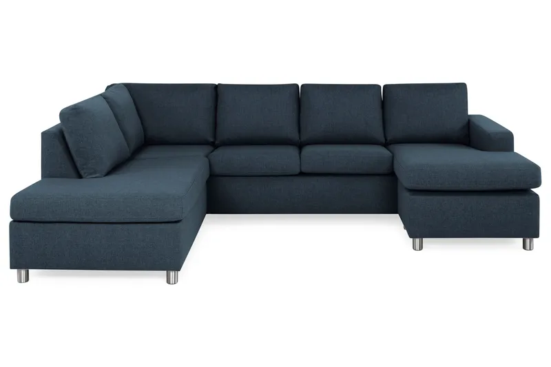 Crazy U-soffa Large Divan Höger, Mörkblå