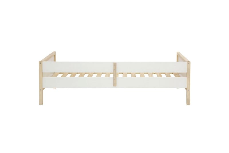 Dagbäddar utan rygg Loft24 Sängsoffa Square Line Vit,Natur - Möbler - Säng - Gästsäng & extrasäng - Utdragssäng