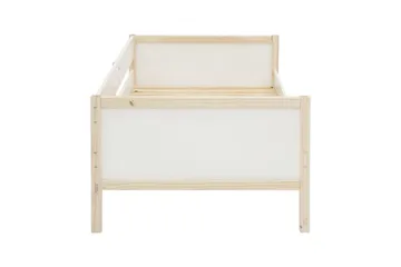 Dagbäddar utan rygg Loft24 Sängsoffa Square Line Vit,Natur - Möbler - Säng - Gästsäng & extrasäng - Utdragssäng