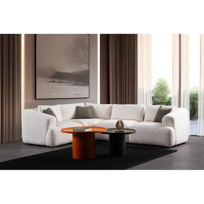 Dashwood 4-sits Hörnsoffa - Krämvit - Möbler - Soffa - Hörnsoffa
