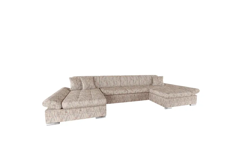 Dewitt Soffa Dubbeldivan 4-sits, Flerfärgad/Beige