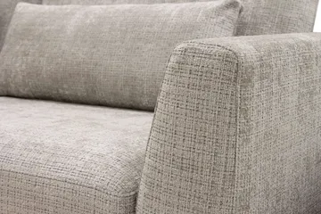 Florenz 3-sits Vänstervänd L-formad Divansoffa i Chenille - Grå/Beige - Möbler - Soffa - Divansoffor & schäslongsoffa - 3 sits soffa med divan