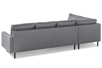 Peppe 4-sits Vänstervänd L-formad Schäslongsoffa i Tyg - Ljusgrå - Möbler - Soffa - Divansoffor & schäslongsoffa - 4 sits soffa med divan